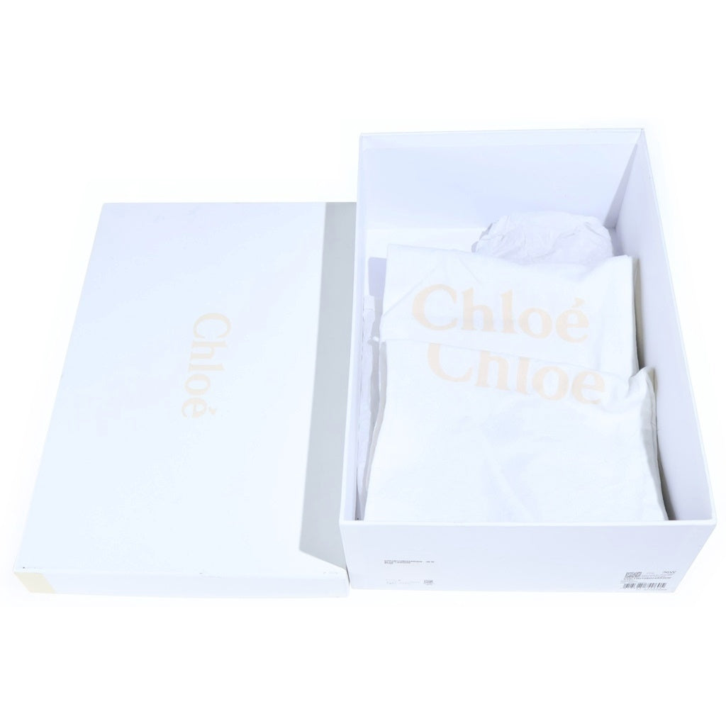 Chloe(クロエ) Lauren レースローカットスニーカー ネイビー #36 レディース