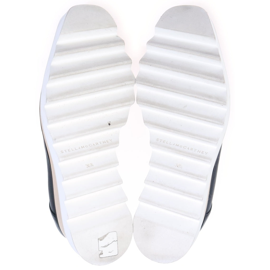 STELLA McCARTNEY(ステラマッカートニー) エリスプラットフォームシューズ 厚底シューズ ブラック×ベージュ #36 1/2 レディース