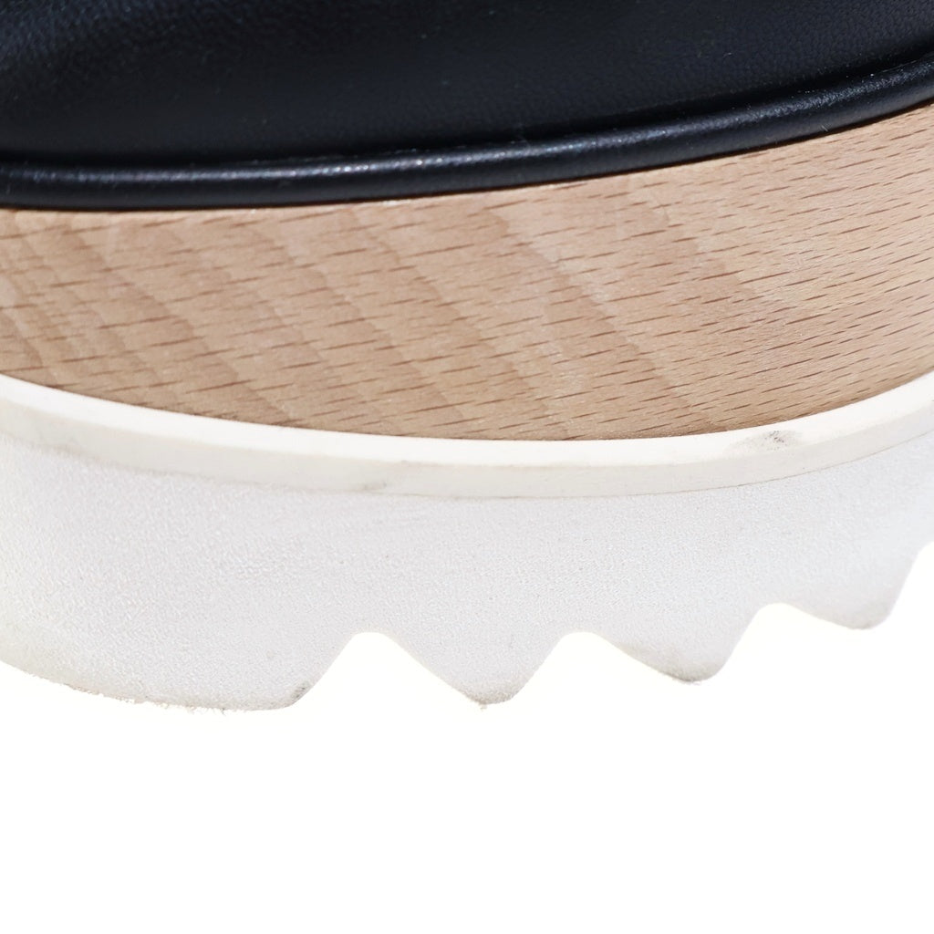 STELLA McCARTNEY(ステラマッカートニー) エリスプラットフォームシューズ 厚底シューズ ブラック×ベージュ #36 1/2 レディース