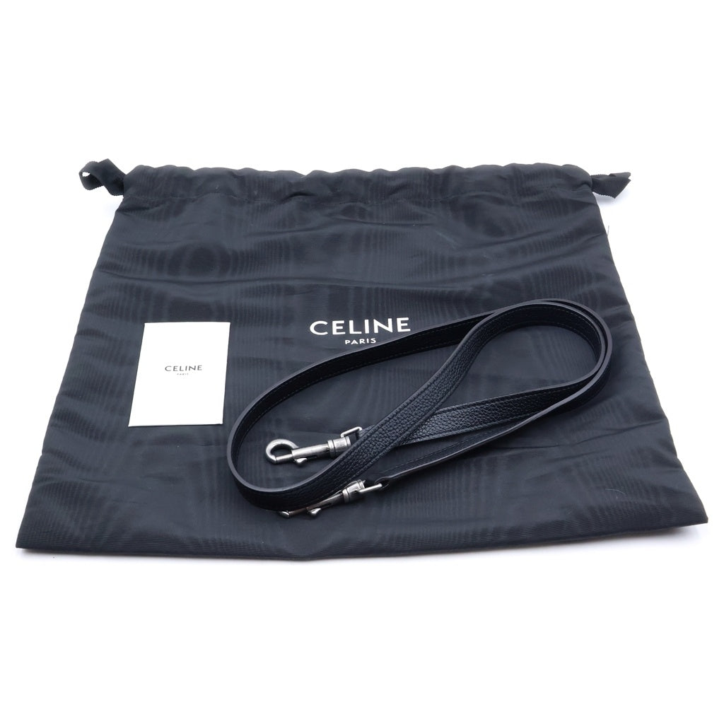 CELINE(セリーヌ) ラゲージ ナノ ハンドバッグ ショルダーバッグ 2WAY ブラック レザー 189243DRU.38NO レディース