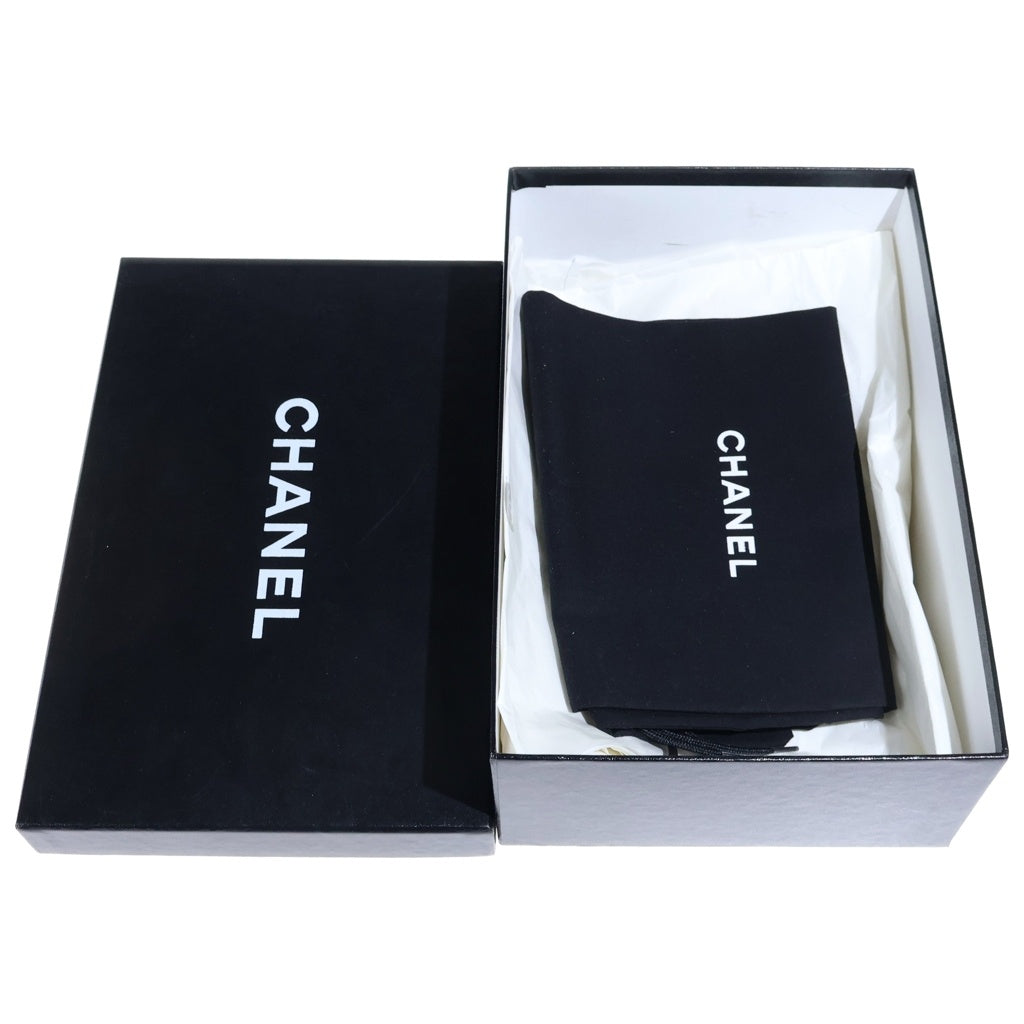 CHANEL(シャネル) ココマーク レザー オペラ フラットシューズ ブラック レディース G39000