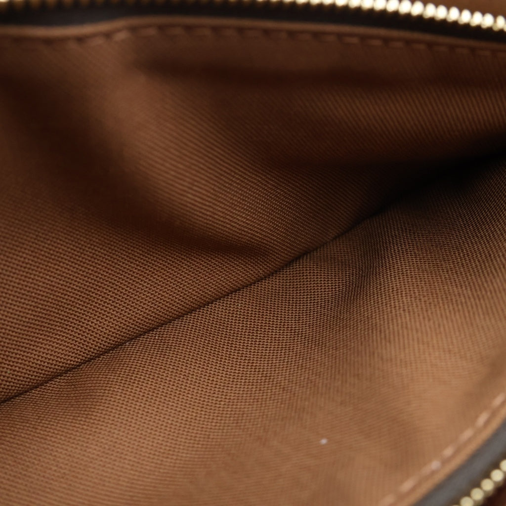 LOUIS VUITTON(ルイヴィトン) モノグラム ウォレット オン チェーン・アイビー ショルダーバッグ ブラウン PVC×レザー M81911 ICタイプ レディース