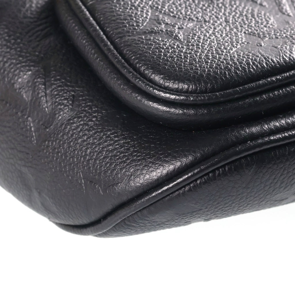 LOUIS VUITTON(ルイヴィトン) モノグラム アンプラント ミニ バムバッグ チェーンショルダーバッグ ノワール ブラック M46917 RFID レディース