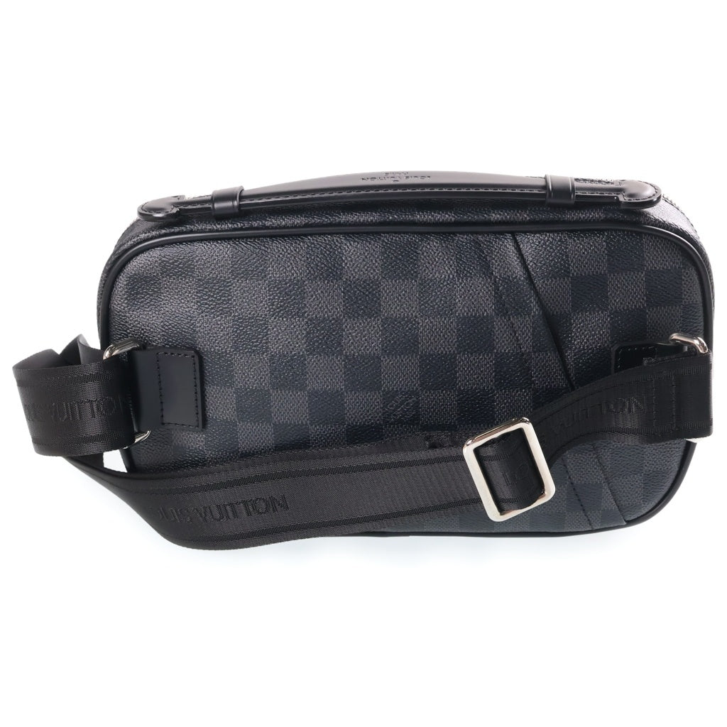LOUIS VUITTON(ルイヴィトン) ダミエグラフィット アンブレール PVC レザー 2WAY ボディ ショルダーバッグ ブラック シルバー金具 N41289 RFID