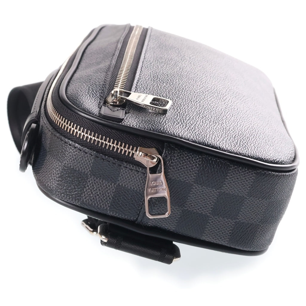 LOUIS VUITTON(ルイヴィトン) ダミエグラフィット アンブレール PVC レザー 2WAY ボディ ショルダーバッグ ブラック シルバー金具 N41289 RFID