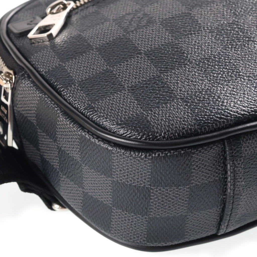 LOUIS VUITTON(ルイヴィトン) ダミエグラフィット アンブレール PVC レザー 2WAY ボディ ショルダーバッグ ブラック シルバー金具 N41289 RFID