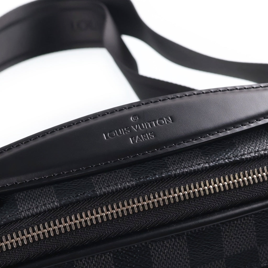 LOUIS VUITTON(ルイヴィトン) ダミエグラフィット アンブレール PVC レザー 2WAY ボディ ショルダーバッグ ブラック シルバー金具 N41289 RFID