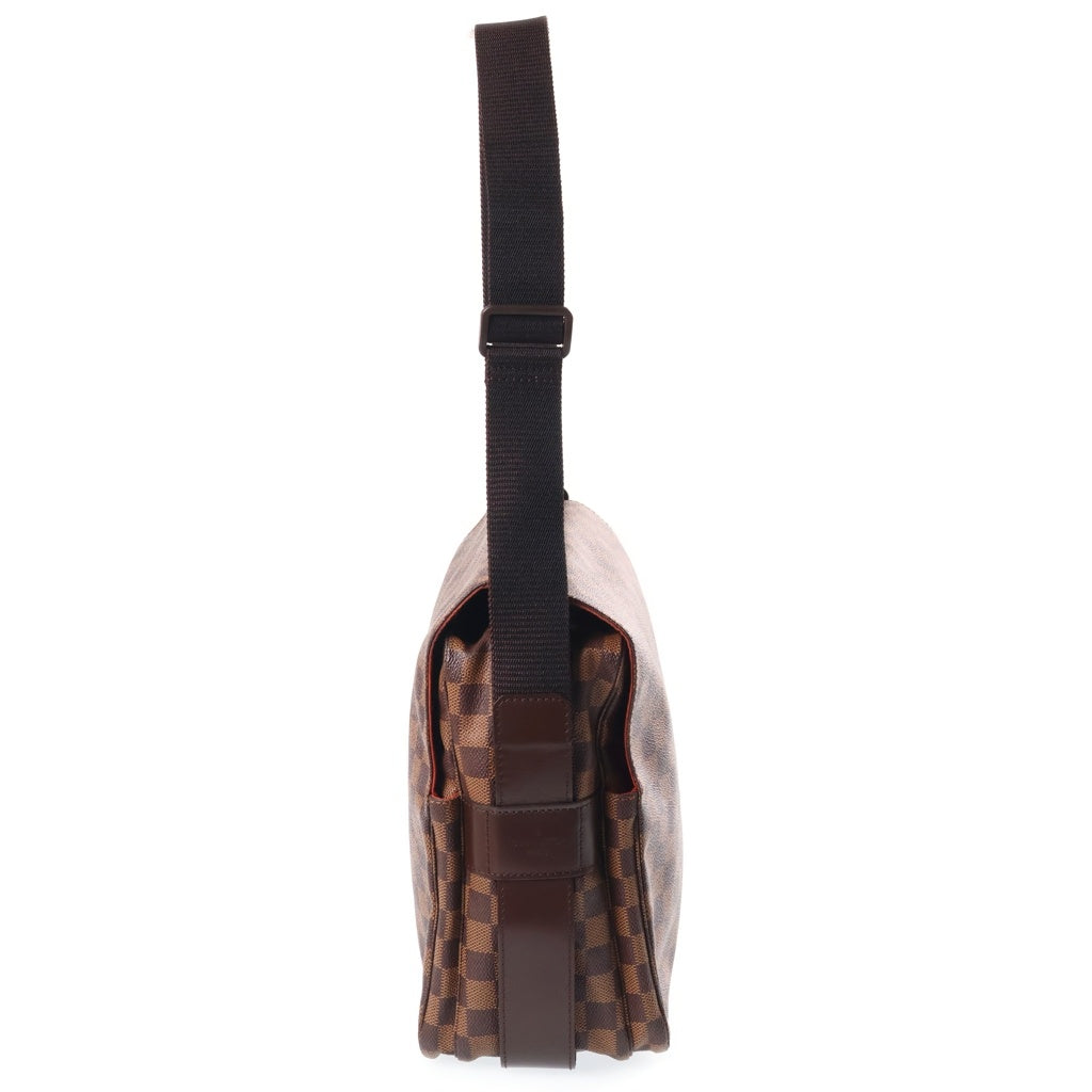 LOUIS VUITTON(ルイヴィトン) ダミエ ナヴィグリオ ショルダーバッグ ブラウン PVC×レザー N45258 レディース