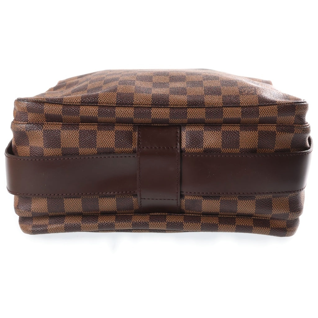 LOUIS VUITTON(ルイヴィトン) ダミエ ナヴィグリオ ショルダーバッグ ブラウン PVC×レザー N45258 レディース