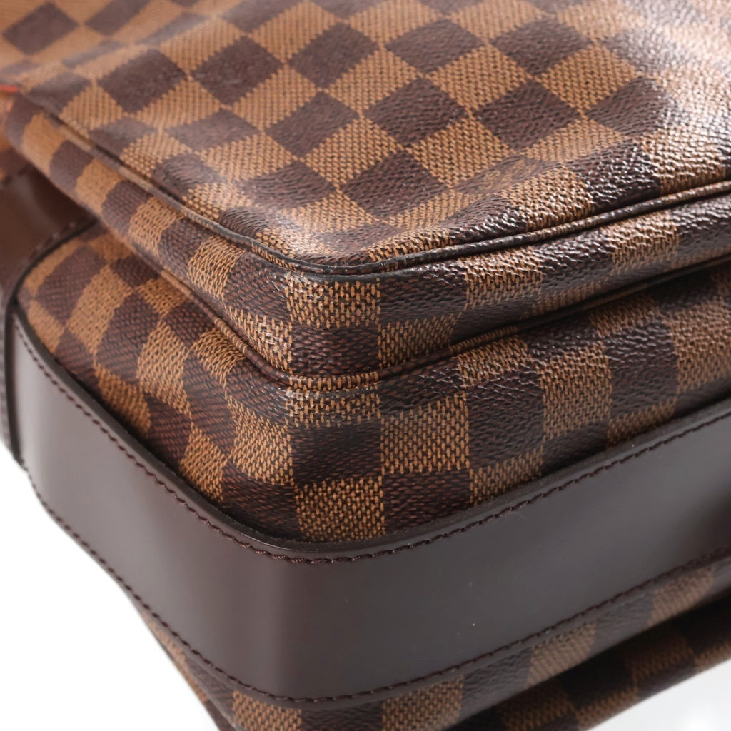 LOUIS VUITTON(ルイヴィトン) ダミエ ナヴィグリオ ショルダーバッグ ブラウン PVC×レザー N45258 レディース