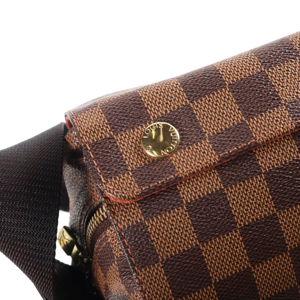 LOUIS VUITTON(ルイヴィトン) ダミエ ナヴィグリオ ショルダーバッグ ブラウン PVC×レザー N45258 レディース