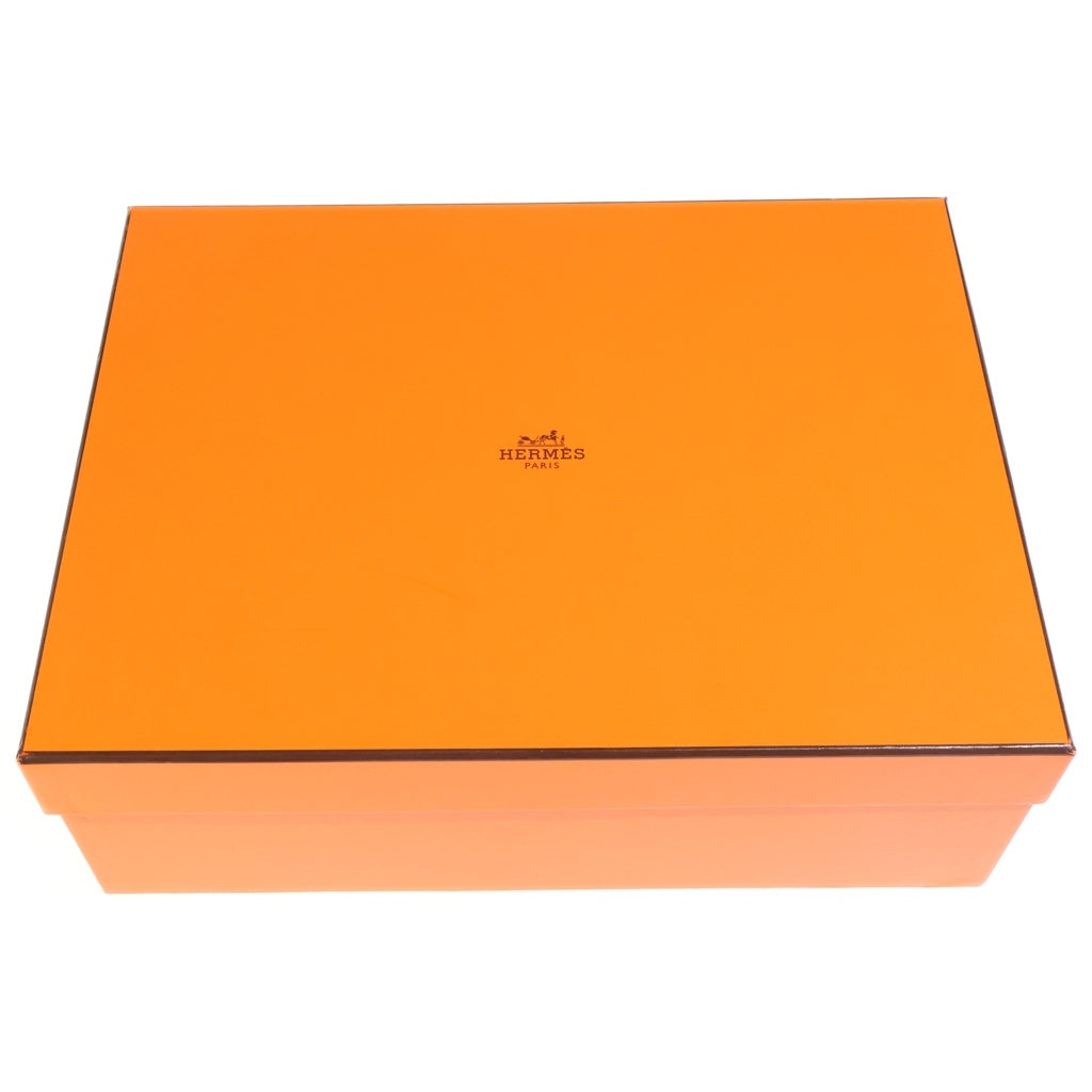 HERMES(エルメス) エズ Hロゴ レザー コルク ウェッジソール 厚底 サンダル シューズ ブラウン レディース