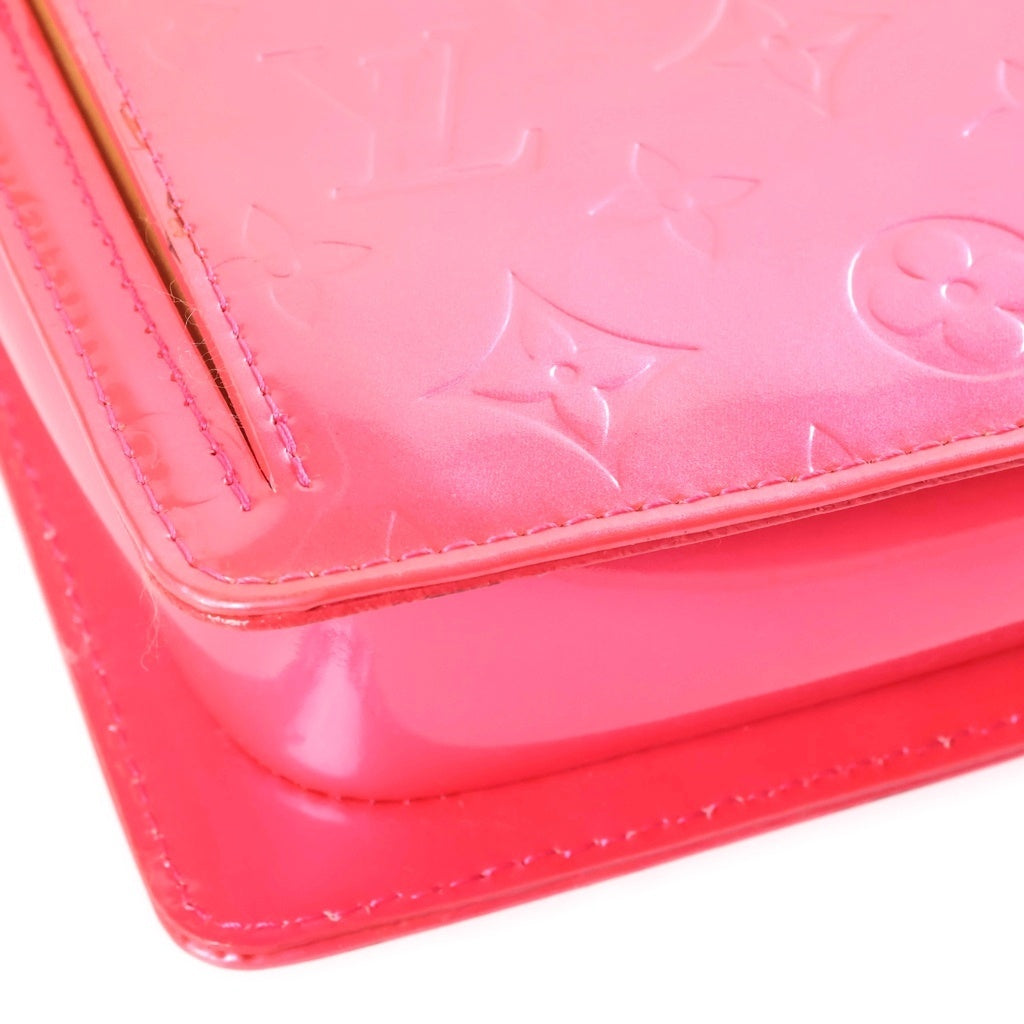 LOUIS VUITTON(ルイヴィトン) モノグラムヴェルニ モット ハンドバッグ エナメル ピンク M91137 レディース