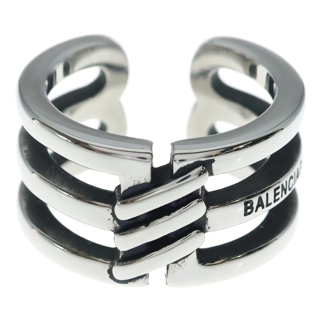 BALENCIAGA(バレンシアガ) アイコン オープンリング シルバー #52