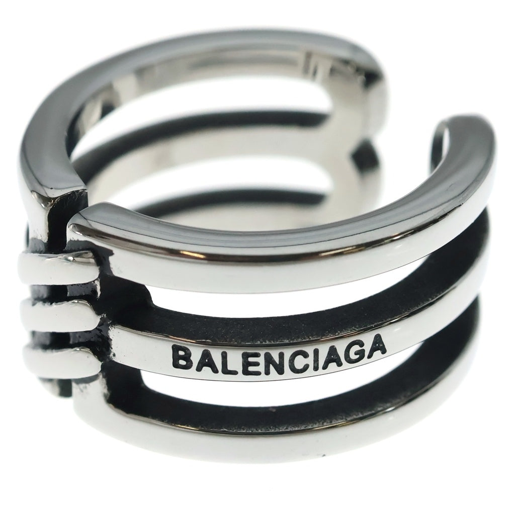 BALENCIAGA(バレンシアガ) アイコン オープンリング シルバー #52