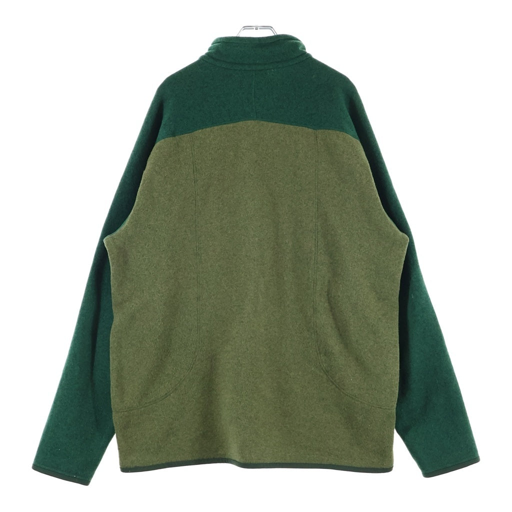 PATAGONIA(パタゴニア) 14AW Better Sweater ベターセーター ハーフジップ フリースジャケット 14年製 バイカラー グリーン 25521FA14