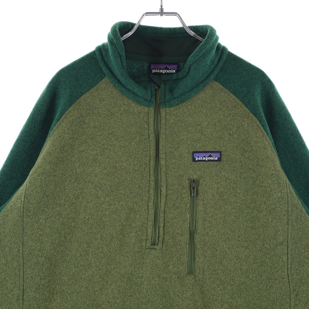 PATAGONIA(パタゴニア) 14AW Better Sweater ベターセーター ハーフジップ フリースジャケット 14年製 バイカラー グリーン 25521FA14