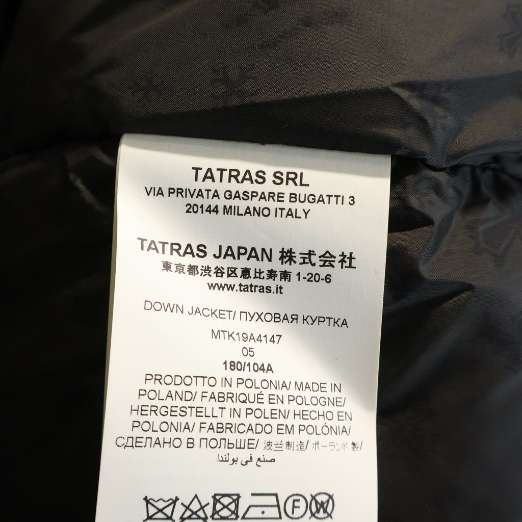 TATRAS(タトラス) ファーフードダウンコート アウタージャケット ネイビー #05 レディース