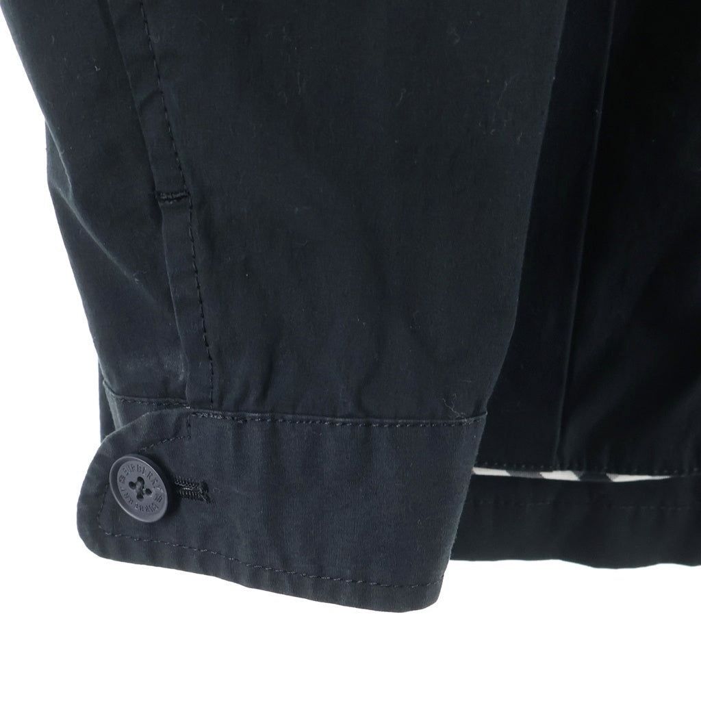 BURBERRY BLACK LABEL(バーバリー ブラックレーベル) サファリジャケット フロントポケット ブラック #L BMP25-219-09