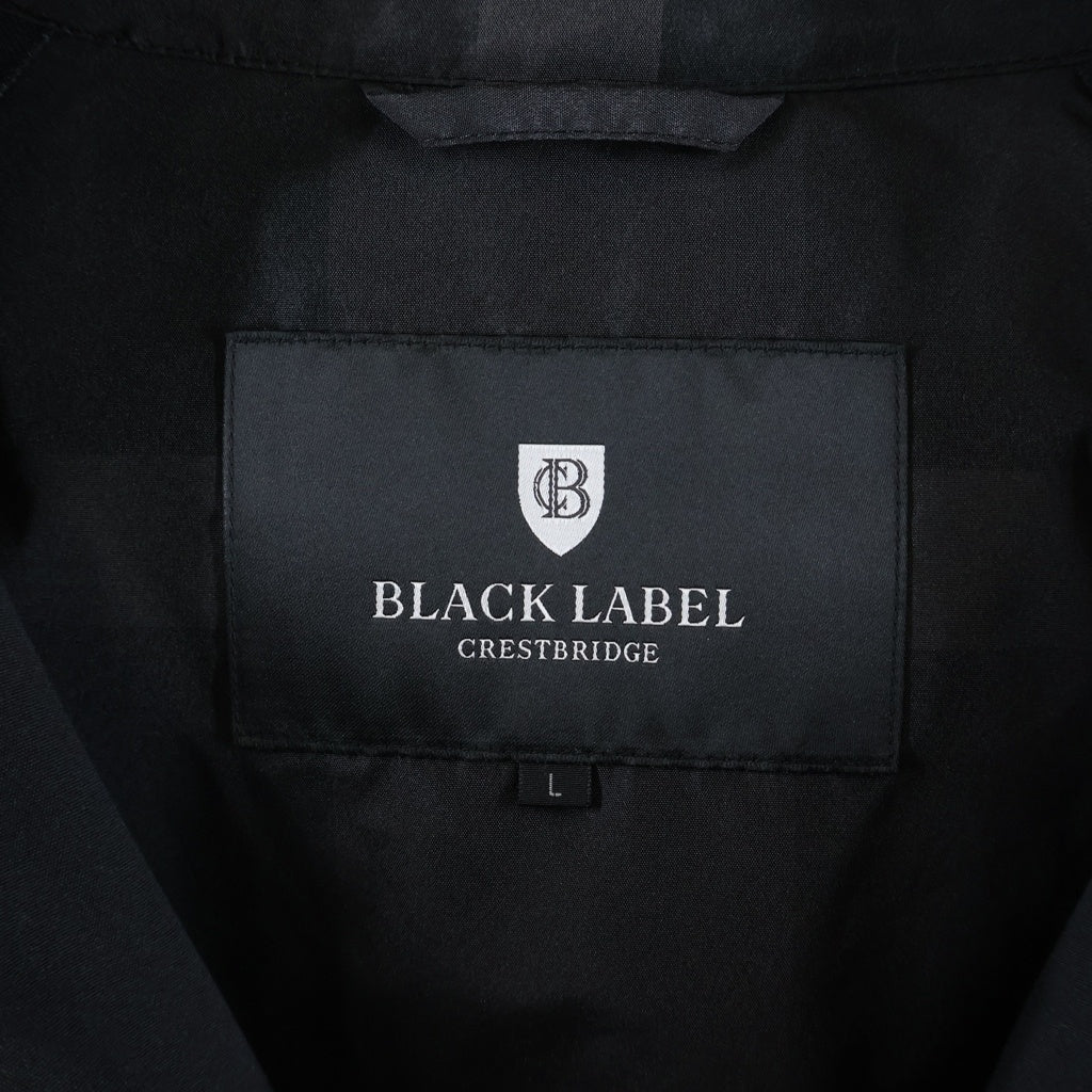 BLACK LABEL CRESTBRIDGE(ブラックレーベルクレストブリッジ) ジップマウンテンパーカー ナイロンジャケット ブラック #L 51F31-831-09