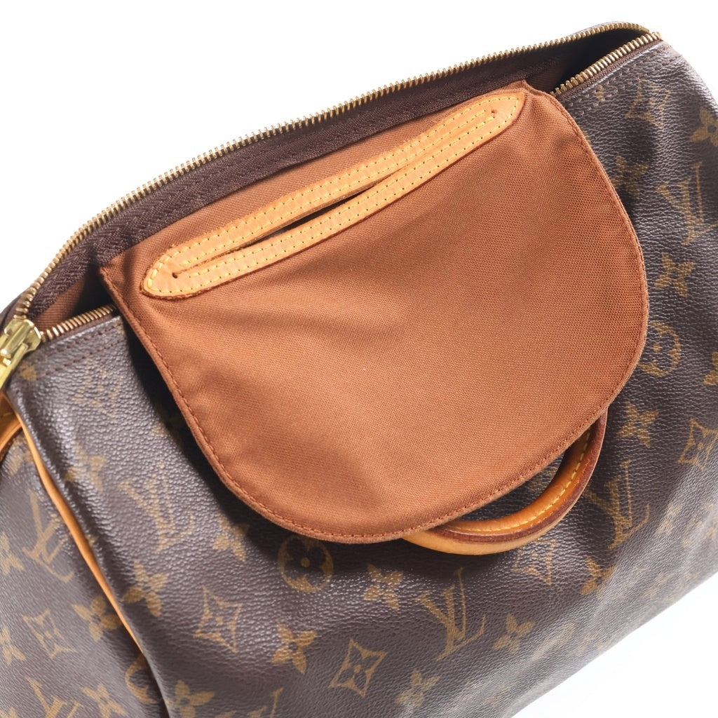 LOUIS VUITTON(ルイヴィトン) モノグラム スピーディ30 PVC レザー ハンドバッグ ブラウン M41526 レディース