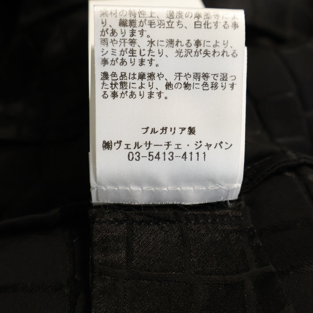 VERSACE(ヴェルサーチ) クロコ デヴォレ 長袖シャツ ブラック #36 1019234 レディース