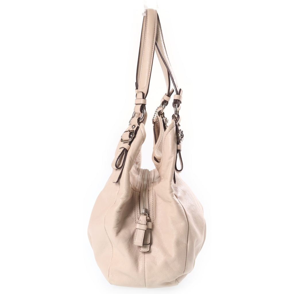 COACH(コーチ) マディソン レザー ショルダーバッグ ベージュ シルバー金具 16503 レディース