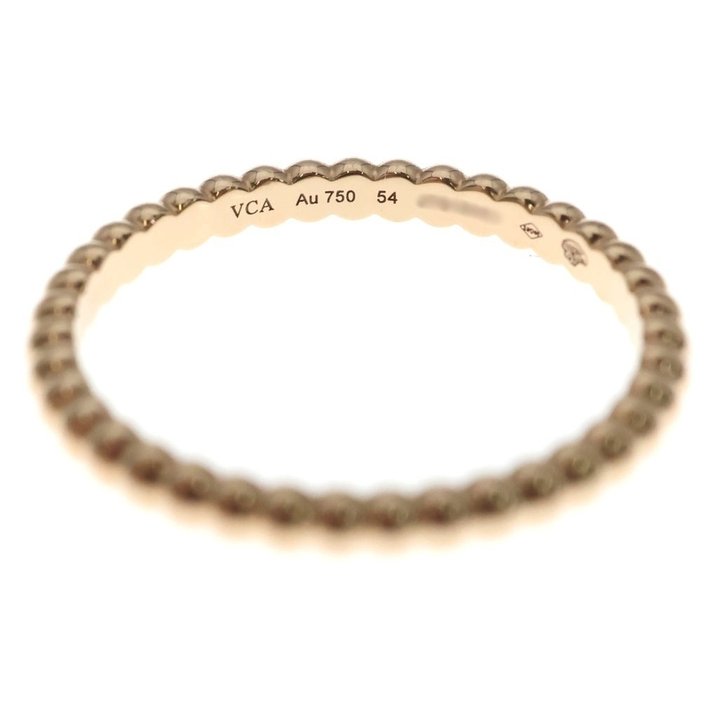 Van Cleef & Arpels(ヴァンクリーフアンドアーペル) ペルレ ゴールドパール スモール リング ピンクゴールド Au750PG #54 VCARPJMF54