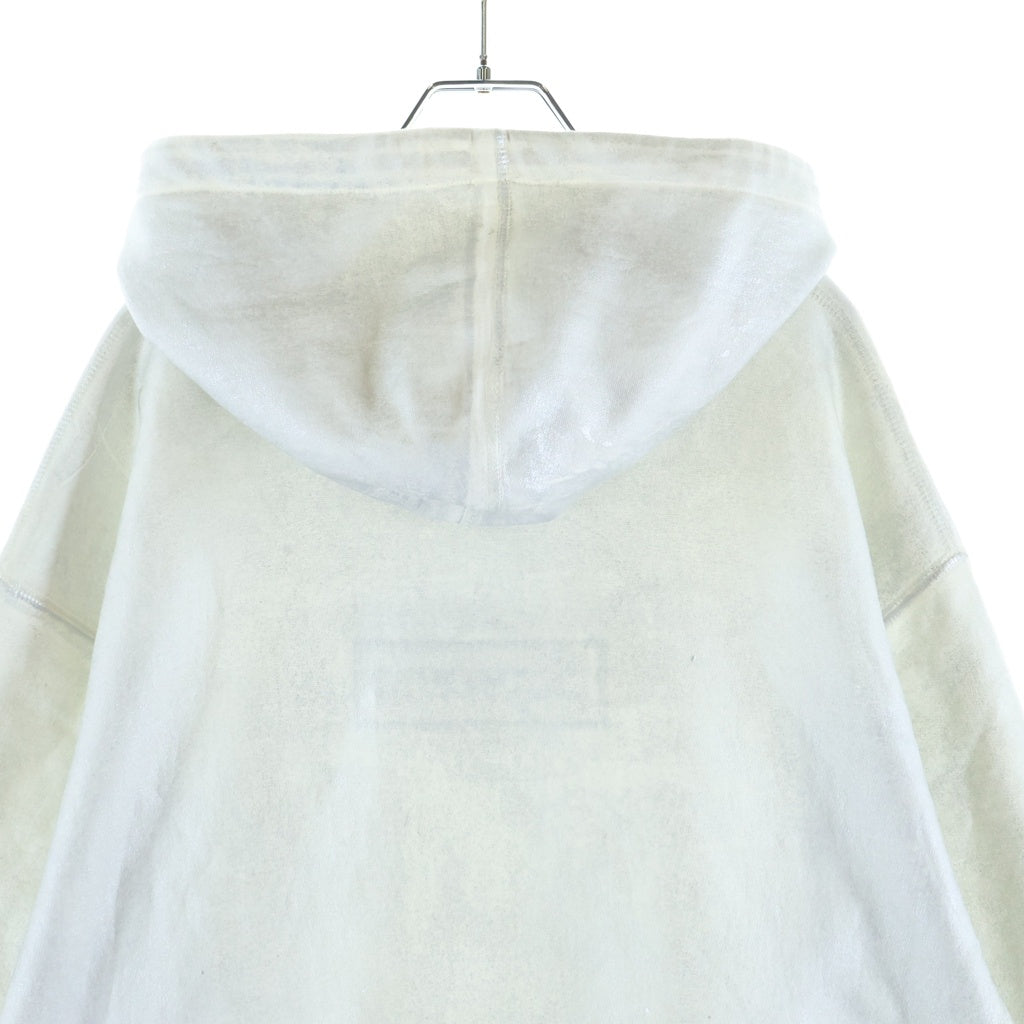 SUPREME(シュプリーム) 24SS ×MM6 Maison Margiela Foil Box Logo Hooded Sweatshirt エムエムシックス メゾンマルジェラ フォイル ボックスロゴ刺繍 プルオーバー スウェットパーカー