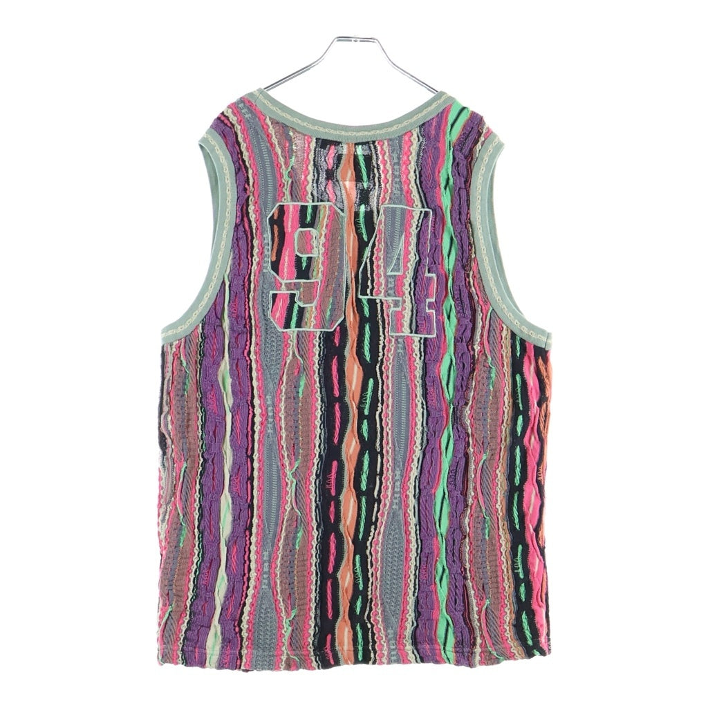 SUPREME(シュプリーム) ×Coogi 23SS Basketball Jersey Multi クージーバスケットボールジャージー ケーブルニットタンクトップ マルチカラー #XL