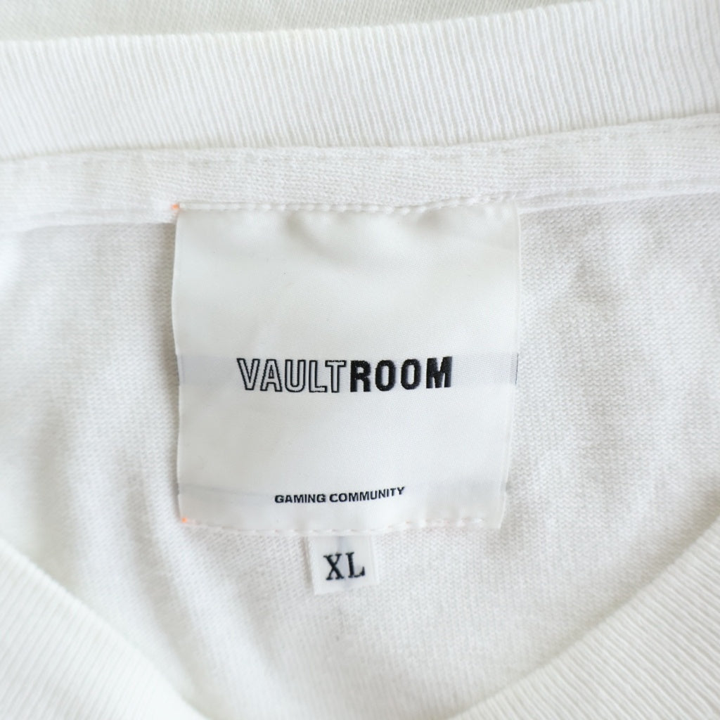 VAULTROOM(ボルトルーム) ×STREET FIGHTER 6 ストリートファイター6 春麗 刺繍 半袖Tシャツ カットソー ホワイト