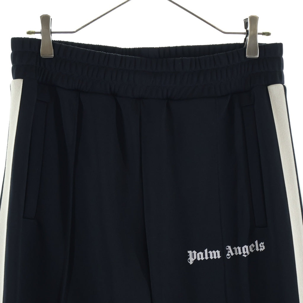 Palm Angels(パームエンジェルス) ルーズ エラスティック スウェット トラック ジョガー パンツ ブラック PMCJ014S23FAB001