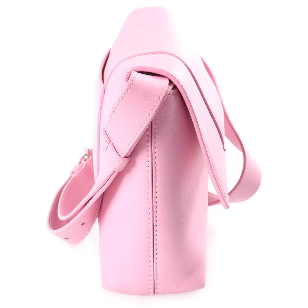 BALENCIAGA(バレンシアガ) ダウンタウンXS ショルダーバッグ ピンク レザー 671355 シルバー金具 レディース