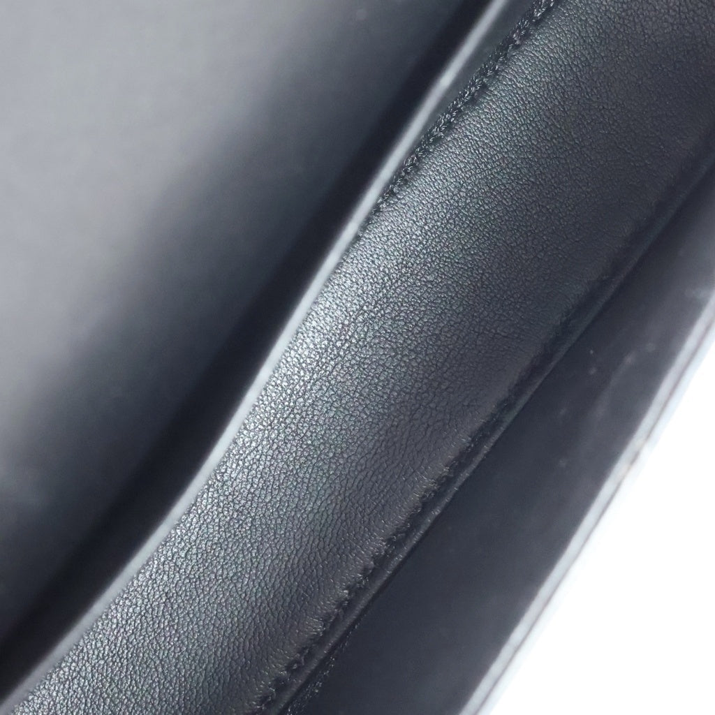 CELINE(セリーヌ) トリオンフ クロード 型押しレザー ワンショルダーバッグ ゴールド金具 ブラック レディース