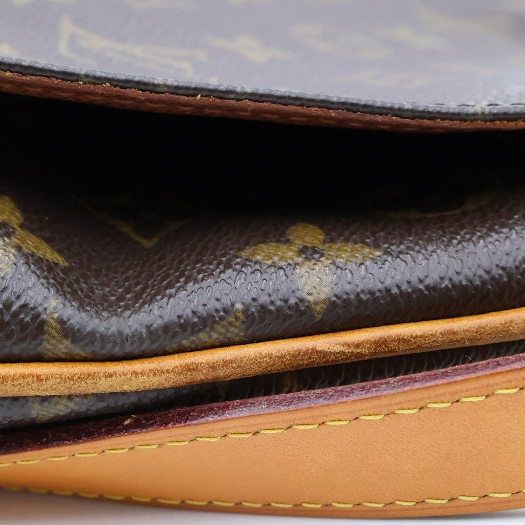 LOUIS VUITTON(ルイヴィトン) モノグラム ミュゼット PVC レザー ショルダーバッグ ブラウン M51256 レディース