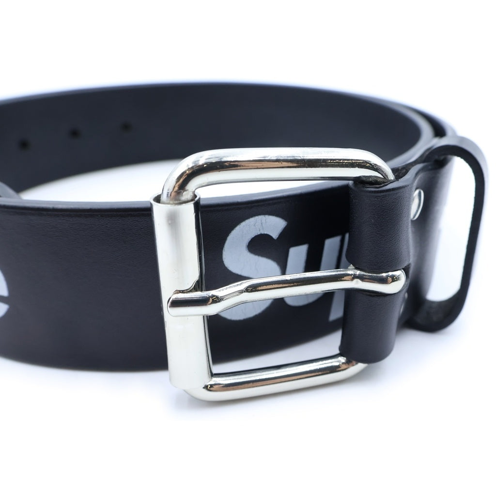 SUPREME(シュプリーム) 23SS Repeat Leather Belt リピート レザー ベルト ブラック