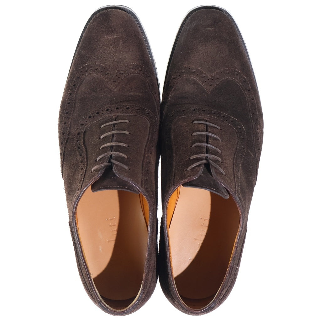 Berluti(ベルルッティ) ウィングチップ ビジネス シューズ レザー ブラウン