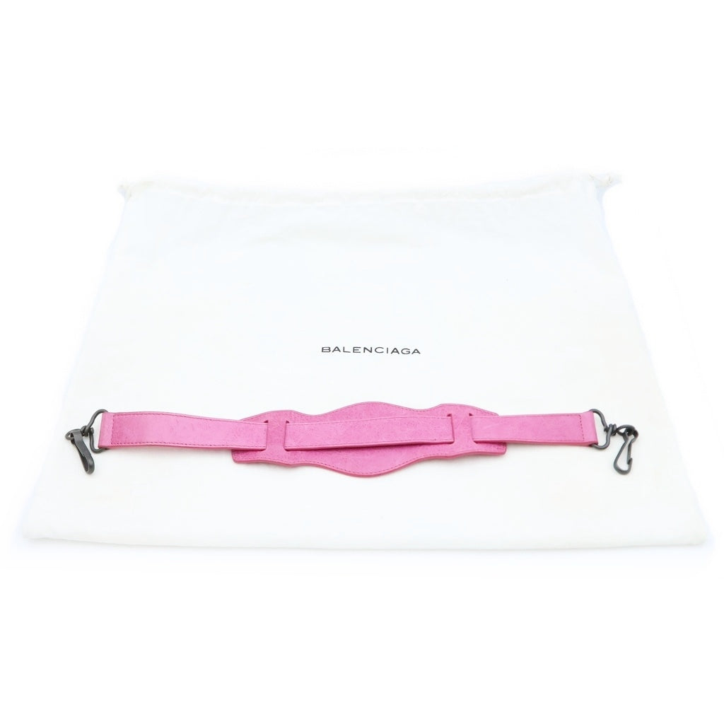 BALENCIAGA(バレンシアガ) ザ ファースト シティ レザー 2WAY ハンド ワンショルダーバッグ ピンク ブロンズ金具 103208 レディース