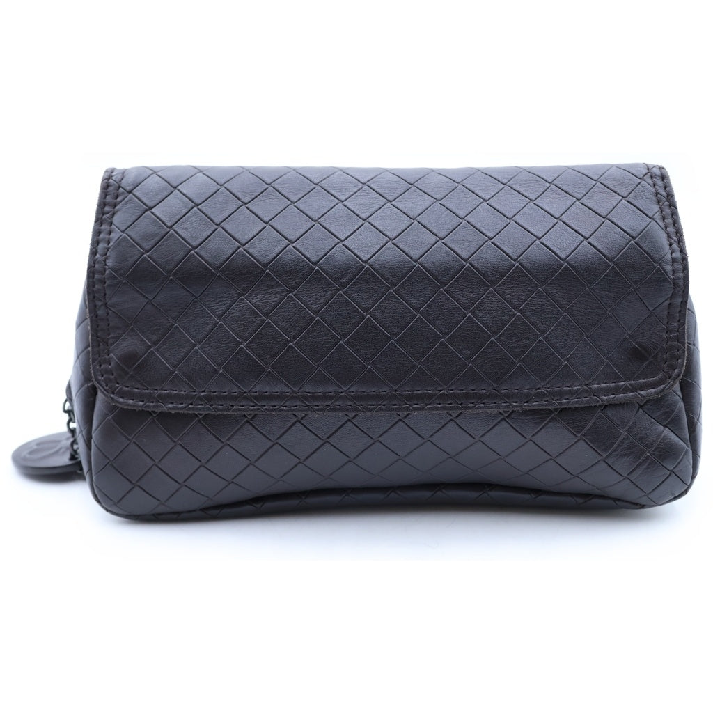BOTTEGA VENETA(ボッテガヴェネタ) イントレチャート チェーンショルダーバッグ ブラウン レザー 230455-bv レディース