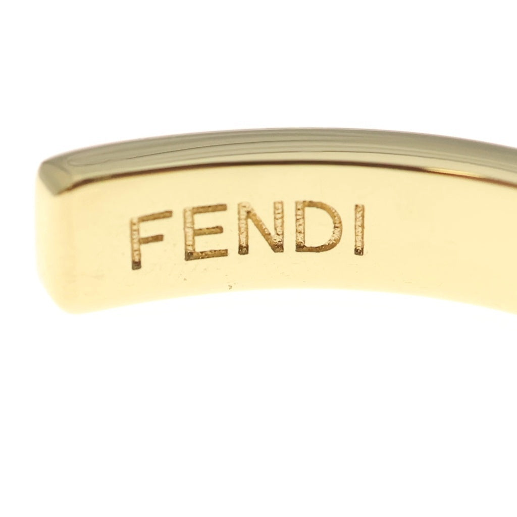 FENDI(フェンディ) フォーエバー フェンディ ブレスレット バングル ブラック×ゴールド メタル 8AK896 レディース