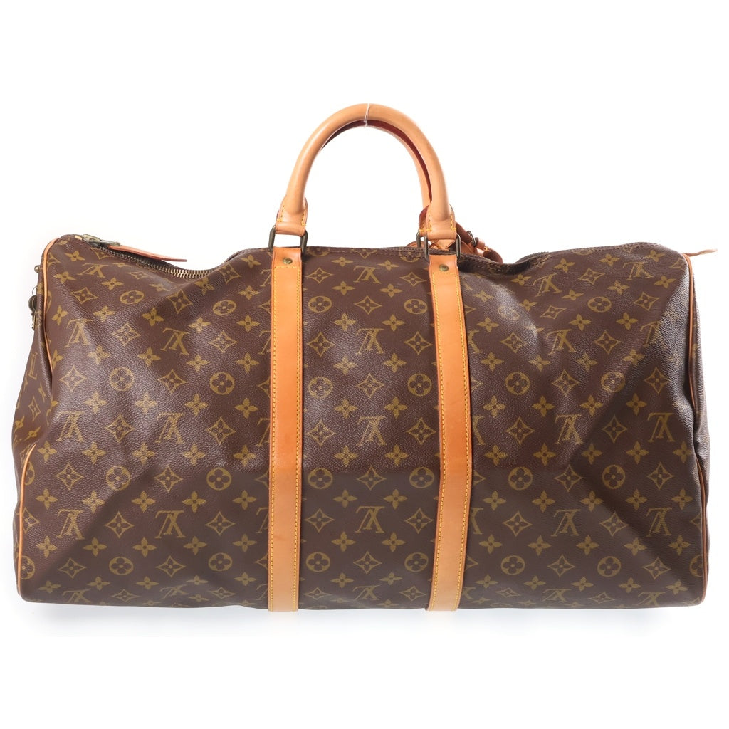 LOUIS VUITTON(ルイヴィトン) モノグラム キーポル55 ボストンバッグ ブラウン PVCレザー M41424