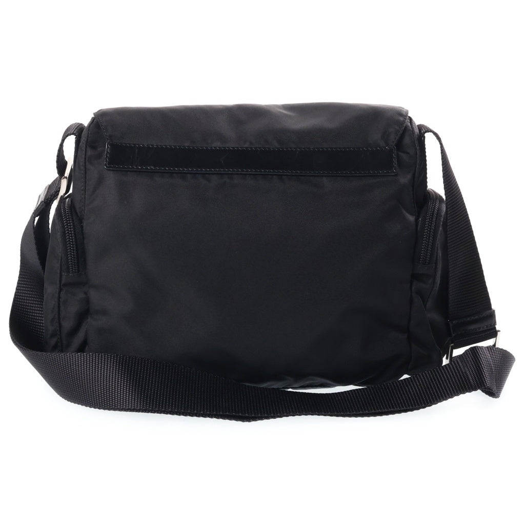 PRADA(プラダ) トライアングルロゴ ショルダーバッグ ブラック ナイロン BT0501