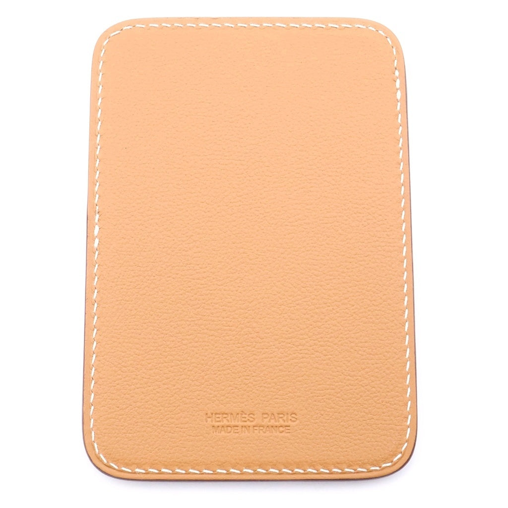 HERMES(エルメス) エマン エリッソン マグセーフ iphoneアクセサリー カードホルダー ブラウン スイフト B刻印 レディース