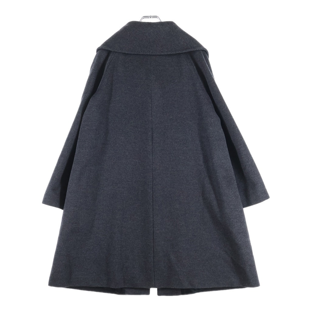 Max Mara(マックスマーラ) Studioライン スタンドネック バージンウールロングコート グレー 60861513 レディース