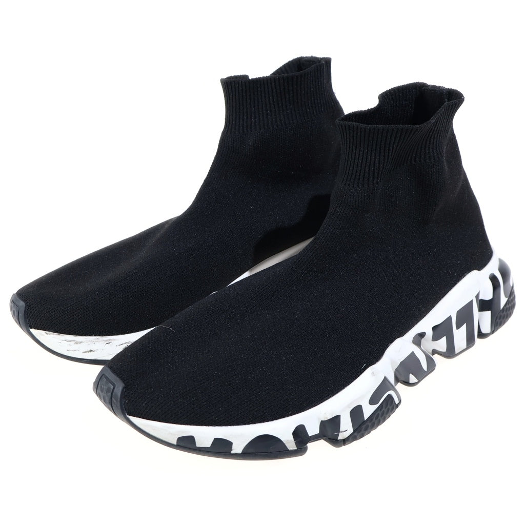 BALENCIAGA(バレンシアガ) SPEED TRAINER スピードトレーナー ハイカットソックスシューズ ブラック #26 レディース