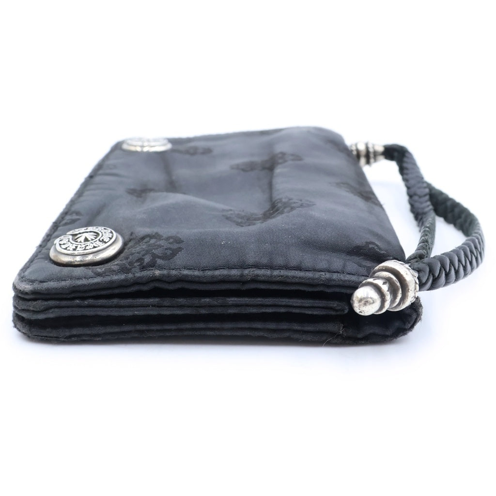 CHROME HEARTS(クロムハーツ) 2ZIPウォレット ナイロン 二つ折り財布 ブラック