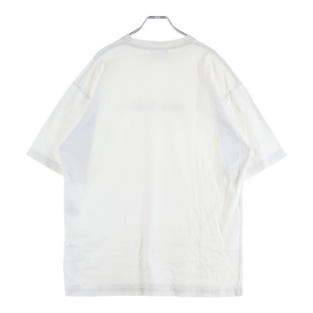 BALENCIAGA(バレンシアガ) フロントロゴプリント 半袖Tシャツ カットソー ホワイト #XS 620969