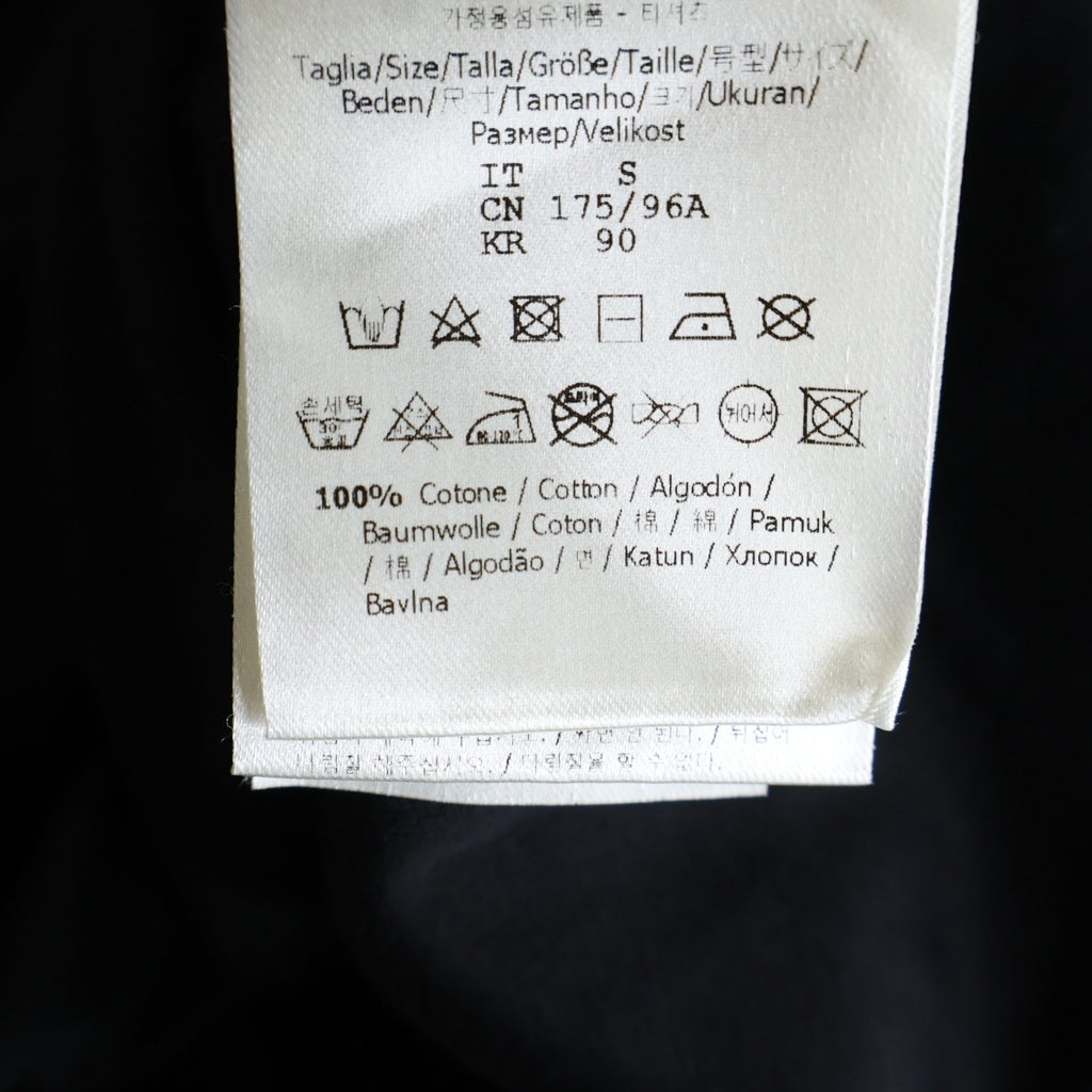 FENDI(フェンディ) FENDI MARC JACOBS THE BAGUETTE 胸ポケット半袖Tシャツ カットソー ブラック #S FY1240