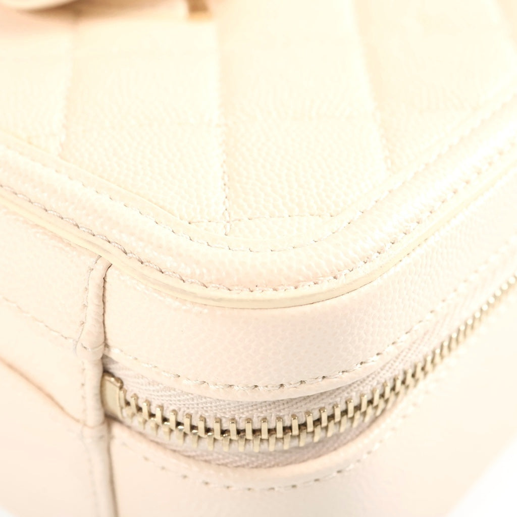 CHANEL(シャネル) CCフィリグリー 2WAYハンドバッグ ショルダーバッグ ベージュ レザー A93344 29番台 ゴールド金具 レディース