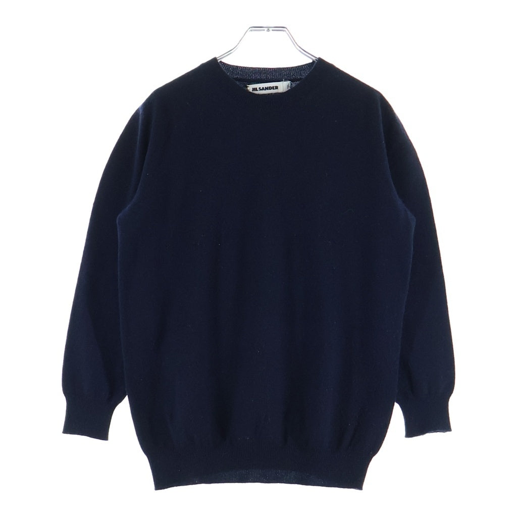 JIL SANDER(ジルサンダー) カシミヤ クルーネックニット セーター ネイビー #36 レディース